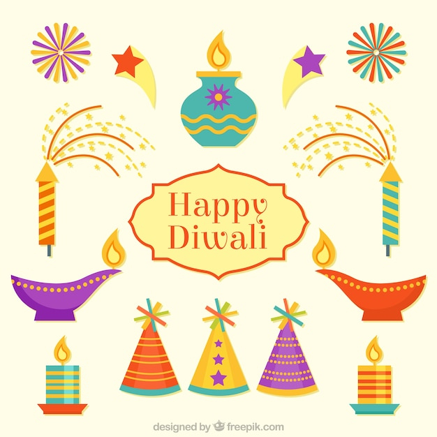 design,diwali,light,celebration,happy,india,holiday,festival,lamp,happy holidays,flat,decoration,hat,religion,lights,flame,candle,elements,flat design,decorative