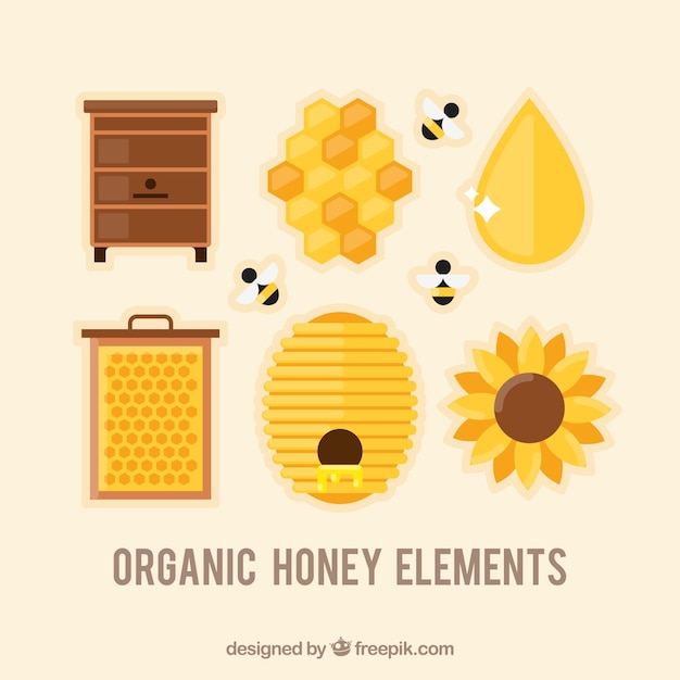 design,nature,animal,bee,flat,honey,organic,elements,natural,sweet,drop,flat design,decorative,ornamental,sunflower,handmade,traditional,honeycomb,insect,honey bee