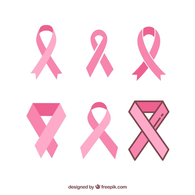 ribbon,medical,badge,pink,health,bow,ribbons,support,symbol,cancer,pink ribbon,symbols,ribbon bow,set,horizontal,disease,awareness,illness,isolated