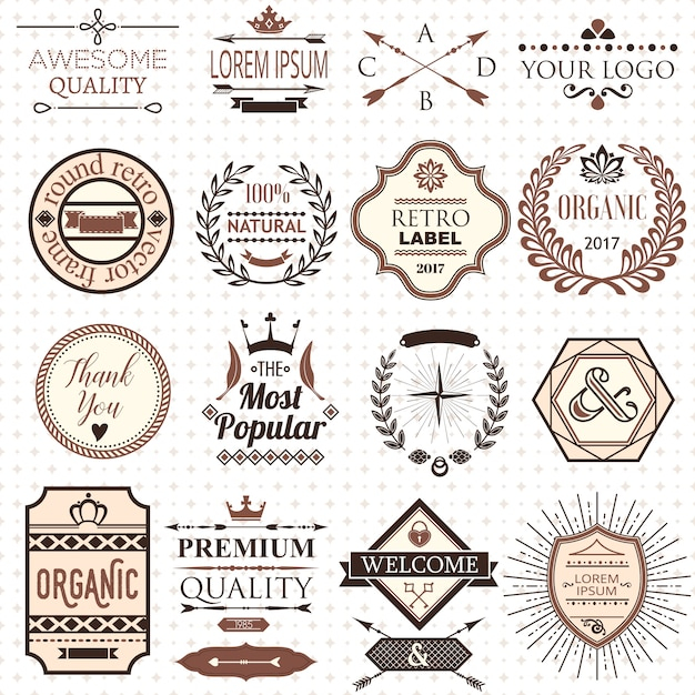  logo, frame, ribbon, vintage, business, sale, label, icon, badge, tag, sticker, retro, shield, 3d, logos, badges, labels, sign, elegant, emblem