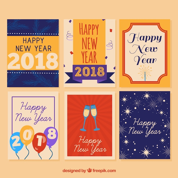 happy new year,new year,party,card,celebration,happy,holiday,event,happy holidays,flat,new,cards,december,celebrate,year,festive,season,2018,holiday card