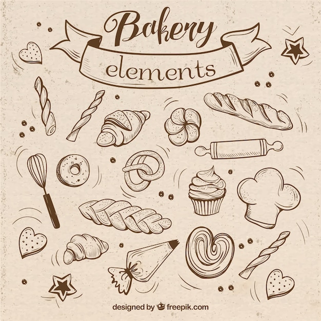  background, food, hand, cake, bakery, hand drawn, cafe, cupcake, bread, backdrop, drawing, tools, sweet, elements, cookies, pastry, drawn, croissant, sketchy, sketches