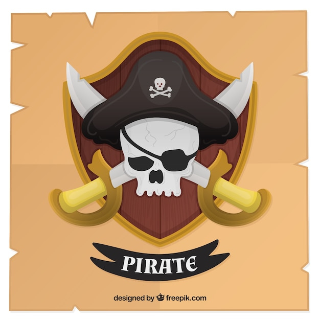 background,design,skull,shield,flat,adventure,pirate,sword,sailor,story,treasure,patch,pirates,captain,swords,caribbean