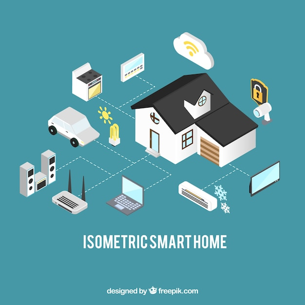 background,business,technology,house,building,home,icons,digital,isometric,tech,future,connection,town,urban,smart,device,style,devices,smart home,technology tech