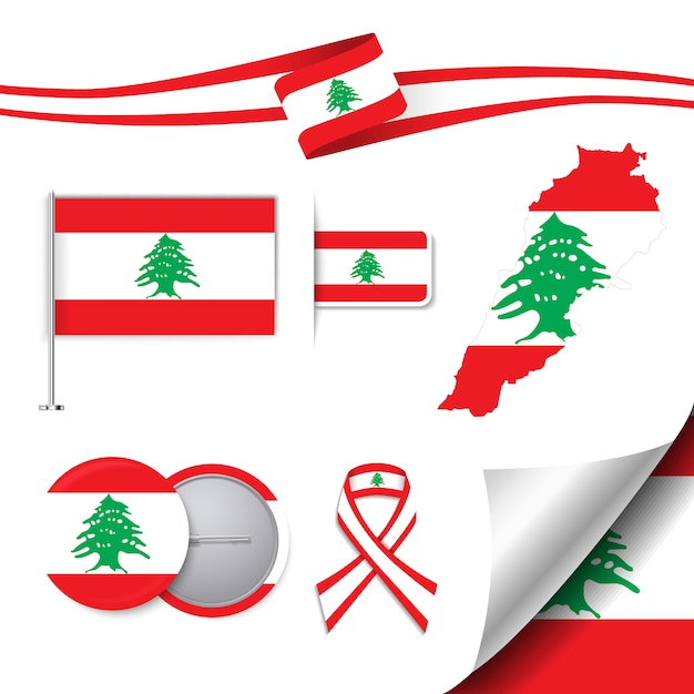 ribbon,design,map,flag,stationery,ribbons,elements,colors,pin,emblem,identity,culture,country,pack,national flag,map pin,collection,set,tradition,lebanon