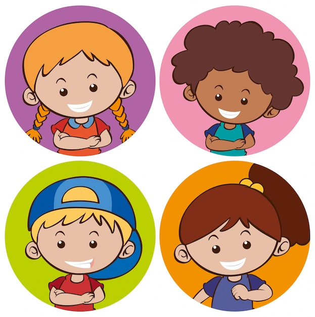 children,template,badge,character,sticker,smile,happy,kid,child,boy,youth,young,happy kids,childhood