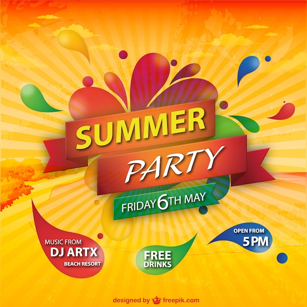  background, flyer, poster, invitation, party, design, summer, template, beach, sun, party poster, layout, graphic design, graphic, holiday, colorful, tropical, backgrounds, yellow