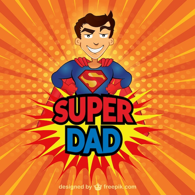  card, superhero, father, fathers day, hero, superman, dad, super hero, day, greeting, super, daddy, fathers