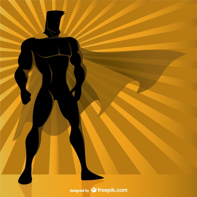 cartoon,comic,silhouette,superhero,hero,muscle,superman,strong,super hero,super,cape,defender