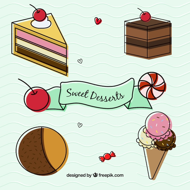 food,chocolate,milk,flat,sweet,dessert,cream,sugar,sweets,cakes,style,eggs,pack,collection,vanilla,delicious,set,desserts,berries,tasty