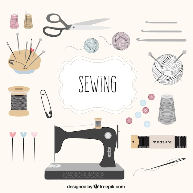  button, scissors, buttons, sewing, machine, tailor, tool, needle, meter, clip, sewing machine, thread, measure, collection, sew, measuring, needles