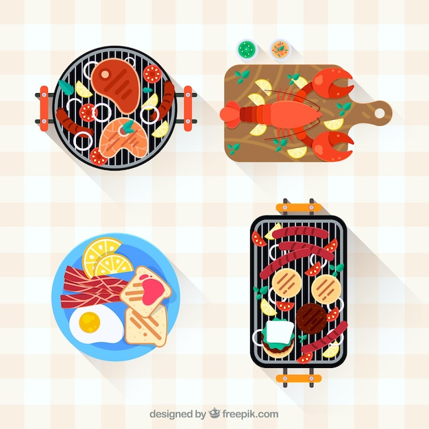 food,design,kitchen,flat,cooking,breakfast,meat,egg,flat design,dinner,bbq,barbecue,eat,grill,diet,lunch,nutrition,eating,steak,dish