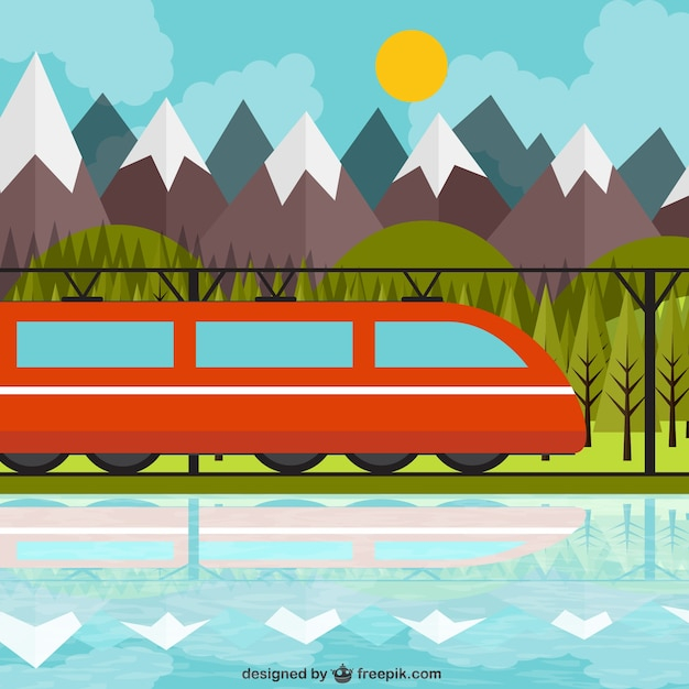 travel,nature,landscape,train,transport,mountains,traveling,rural,locomotive