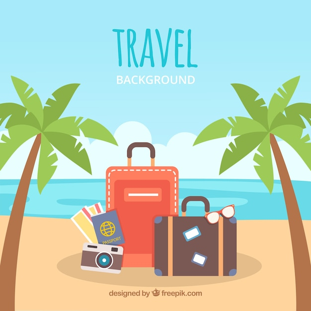  background, travel, camera, beach, world, flat, backdrop, tourism, vacation, trip, holidays, passport, tickets, journey, style, traveling, traveler, baggage, worldwide, touristic