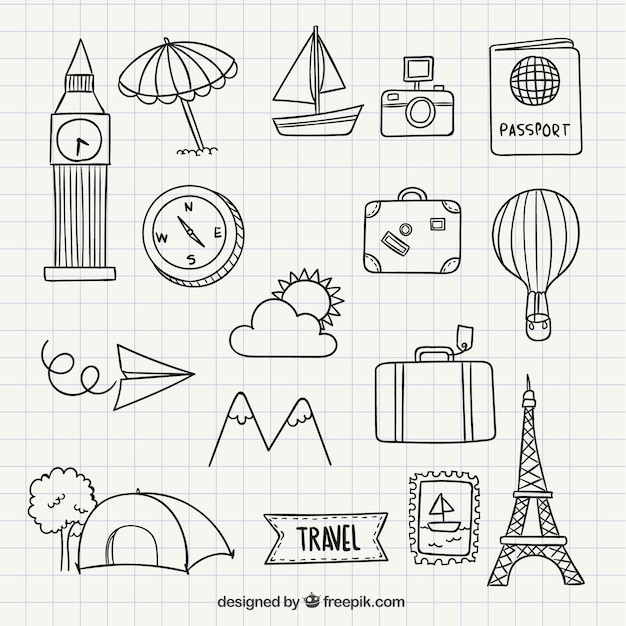 travel,icon,hand,summer,paper,hand drawn,icons,notebook,adventure,doodles,tourism,holidays,hand icon,drawn,notebook paper,vacancy