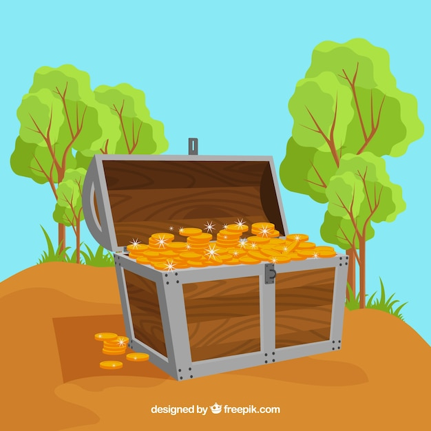 Free: Treasure box background - nohat.cc