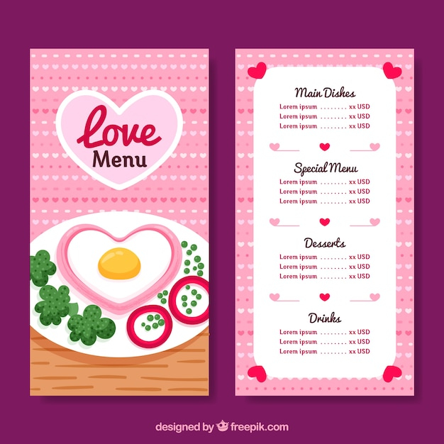 food,menu,heart,love,template,valentines day,valentine,celebration,food menu,celebrate,print,valentines,romantic,beautiful,day,romance,february,ready,14,ready to print