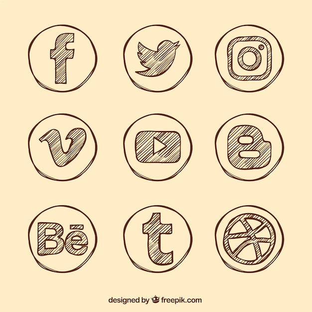 vintage,technology,hand,social media,retro,hand drawn,icons,web,website,network,internet,social,like,contact,communication,drawing,list,profile,information,media