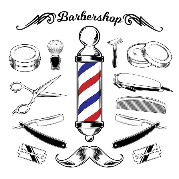  logo, business, label, icon, template, badge, man, stamp, sticker, hair, shop, graphic, silhouette, sign, barber, business man, tools, oil, beard