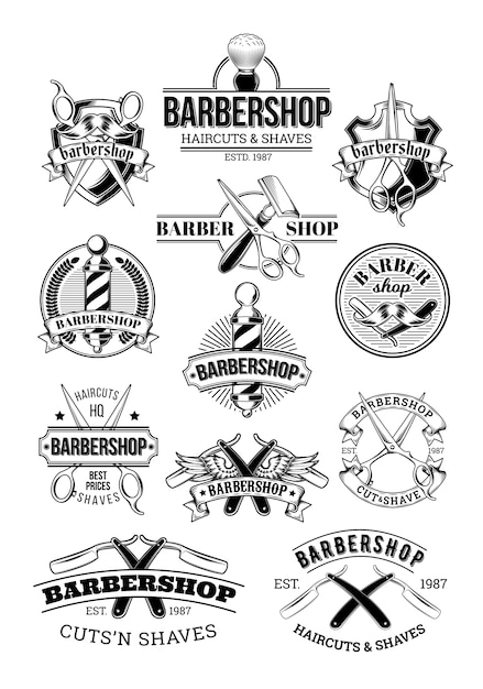  logo, business, label, icon, template, badge, man, stamp, sticker, hair, shop, logos, graphic, silhouette, sign, barber, business man, beard, scissors