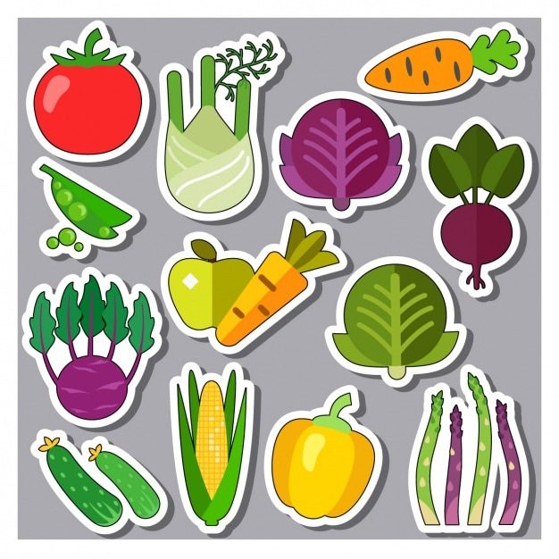 food,sticker,vegetables,healthy,stickers,vegetable,healthy food,corn,tomato,colour,pepper,carrot,onion,collection,lettuce,set,cabbage,colored,peas,asparagus