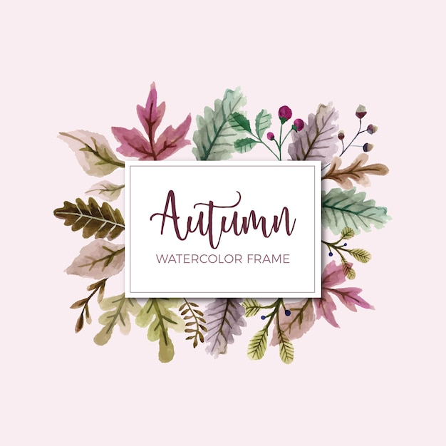 frame,watercolor,vintage,floral,flowers,border,hand,template,leaf,nature,paint,watercolor flowers,forest,autumn,wreath,wallpaper,cute,leaves,floral frame,fall