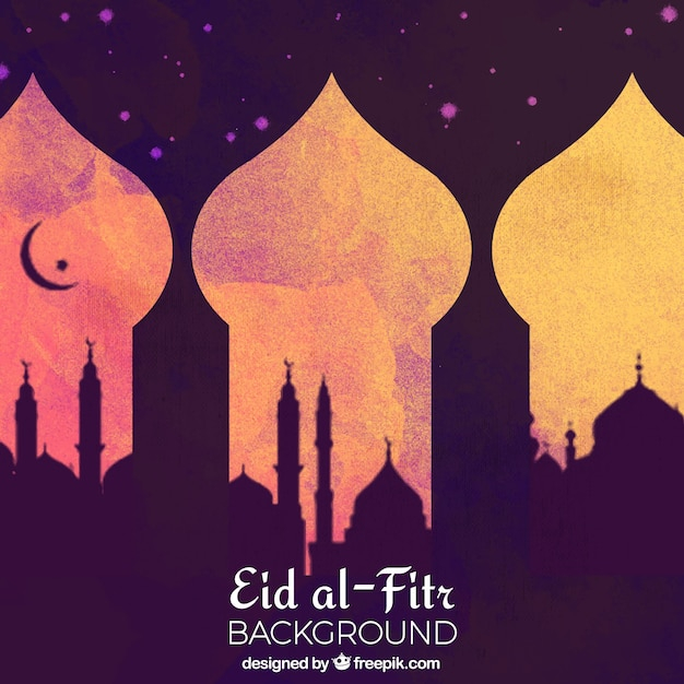 background,watercolor,islamic,ramadan,watercolor background,celebration,holiday,silhouette,eid,arabic,mosque,backdrop,muslim,arab,windows,religions