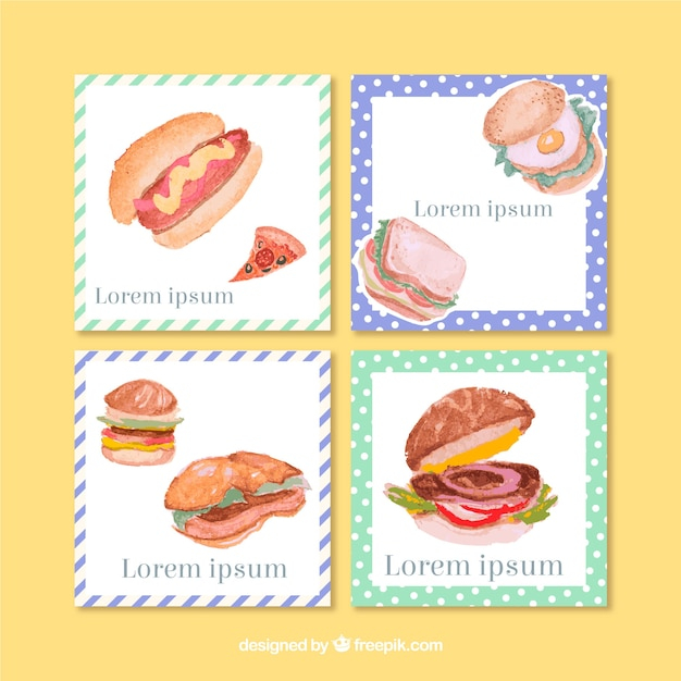 watercolor,food,card,template,dog,pizza,kitchen,cute,cook,burger,cooking,fast food,egg,cards,sandwich,eat,diet,nutrition,eating,fast