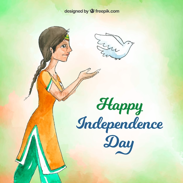 background,watercolor,water,hand,paint,flag,art,color,india,holiday,festival,backdrop,ink,indian,peace,freedom,country,painter,independence,pigeon