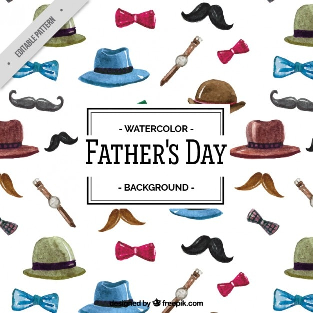 background,pattern,watercolor,vintage,love,family,cute,celebration,happy,bow,watch,father,celebrate,moustache,greeting card,dad,seamless,parents,hand painted,day