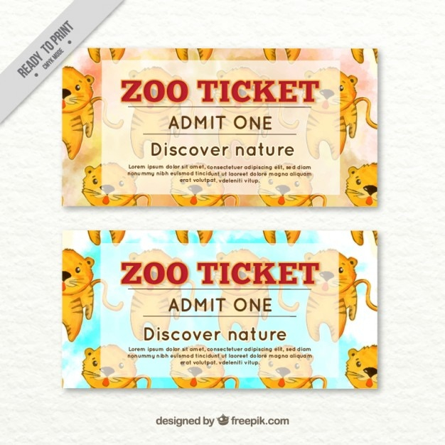 banner,watercolor,nature,animal,banners,ticket,cute,animals,tropical,tiger,zoo,african,cute animals,tickets,lovely,wild,pass,nice,wildlife,admission