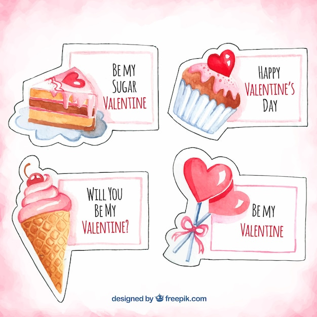  logo, watercolor, label, heart, love, water, hand, badge, cake, stamp, sticker, paint, ice cream, valentines day, art, color, valentine, celebration, logos, badges