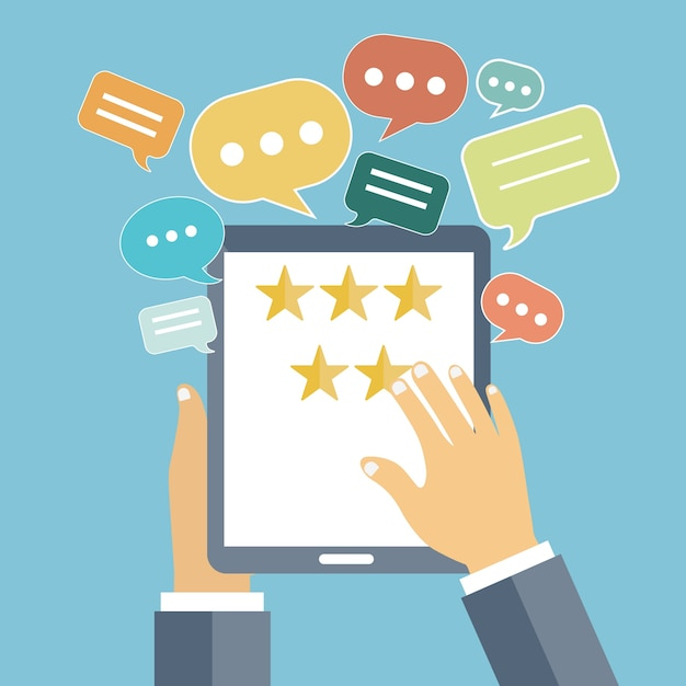  star, website, check, tablet, report, service, support, form, customer, quality, customer service, test, vote, check mark, mark, client, feedback, survey, performance, review