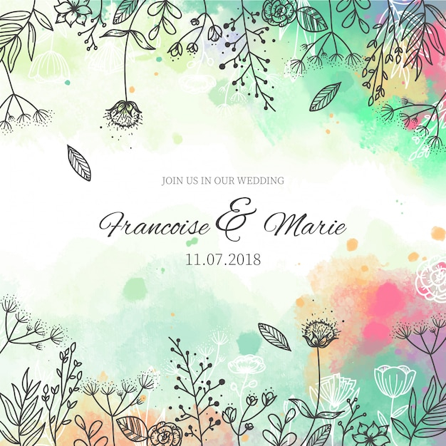  background, frame, wedding, watercolor, wedding invitation, floral, gold, invitation, card, flowers, love, template, green, wedding card, pink, rose, ornaments, watercolor background, cute, leaves