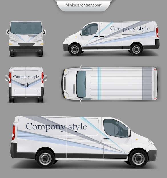  mockup, business, car, travel, design, icon, family, template, box, layout, truck, delivery, 3d, bus, mock up, window, company, white, branding