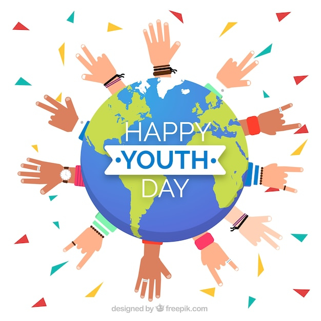 background,world,globe,event,future,growth,friendship,youth,young,festive,international,day,society,august,opportunity,youth day,participation,inclusion,twelve,with