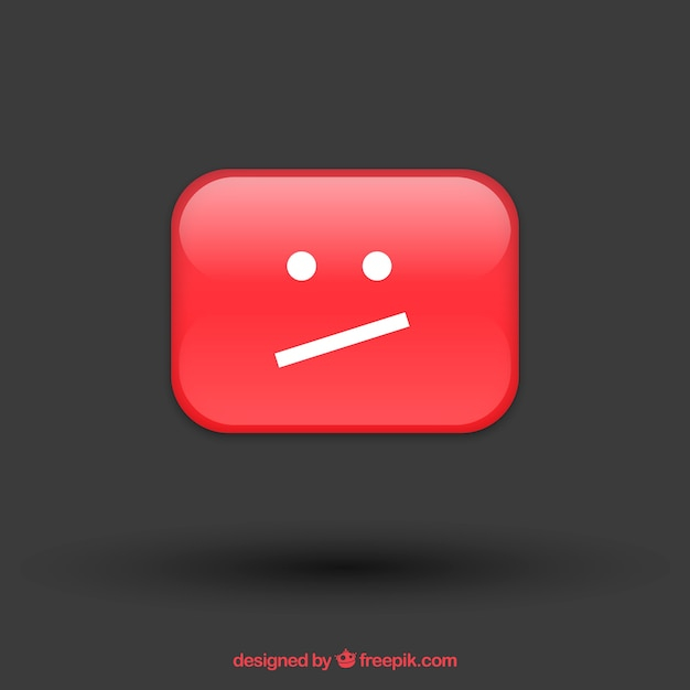 Free: Youtube error message with flat design - nohat.cc