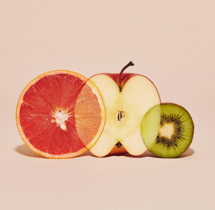 color blends,apple,orange,kiwi,fruit,fruits,creative,yuni yoshida,japan,japanese,art director