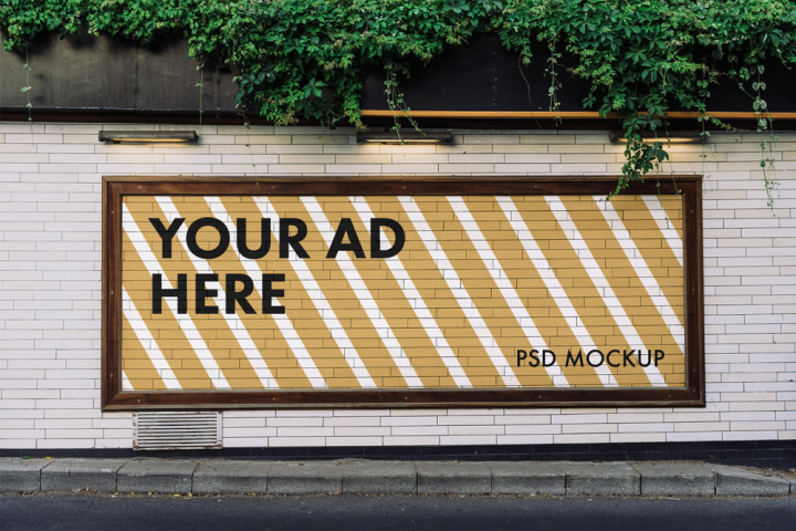 mockup,billboard,advertising billboard,advertising billboards,billboard on wall,advertisement