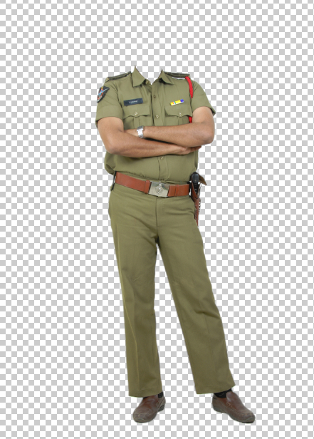 police,frame,png,indian police,police man,without face