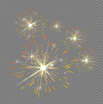 Fireworks transparent background