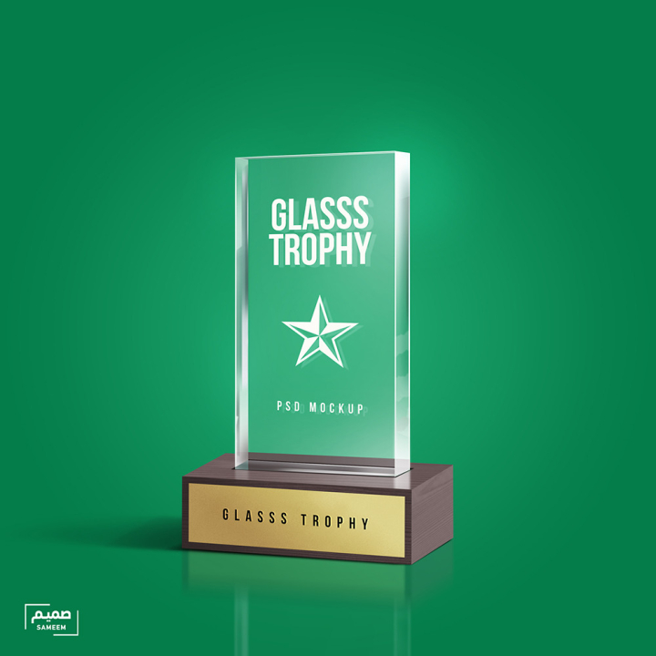 free mockup glass trophy,free mockup,mockup