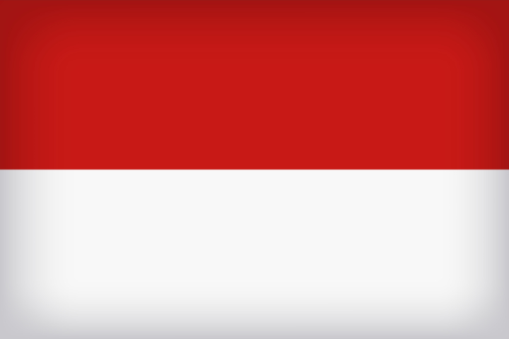 indonesia,flag,red and white,two color,2
