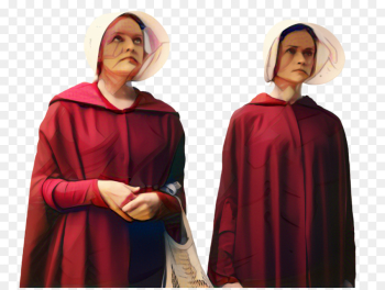 Ofglen, Handmaids Tale, Offred, Clothing, Outerwear PNG