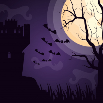 Halloween vampire in the night cemetery Stock Vector by ©stekloduv 85212316