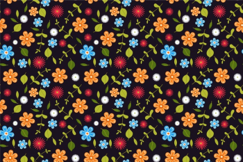 Free: Colorful floral print background Free Vector 