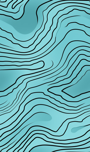 Seamless pattern of spaced out topographic lines