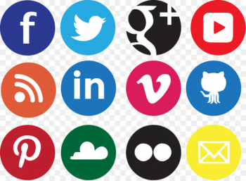 Social media Social network Icon design Icon - Social Icons Transparent Background 