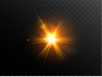 Yellow light effect - Flare PNG