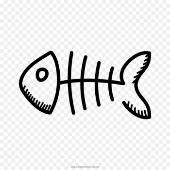 Fish skeleton logo brand - Top vector, png, psd files on